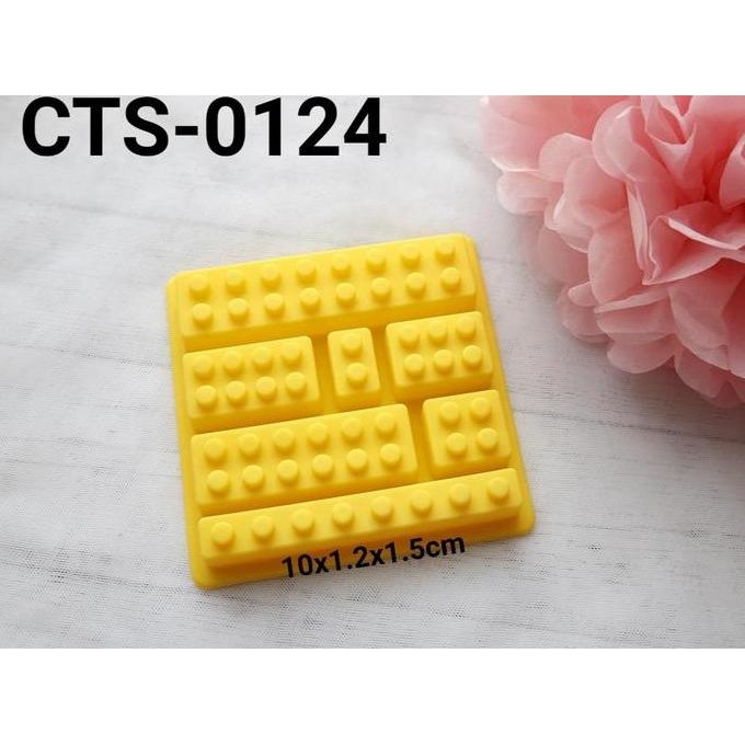 (:(:(:(] CTS-0124 Cetakan silikon coklat fondant clay sabun pudding puding lego