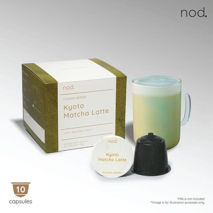 

Terlaris Nod Capsule - Fusion Series - Kyoto Matcha Latte Ready Stok