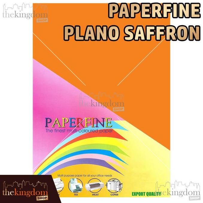 

TERBARU - Paperfine Kertas HVS Warna Plano Saffron Coklat 61x86cm /100 Lembar 240