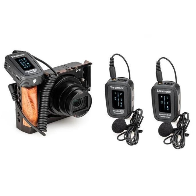 Mic Saramonic Blink 500 PRO B2 Clip on Wireless Microphone Camera / HP Terlaris
