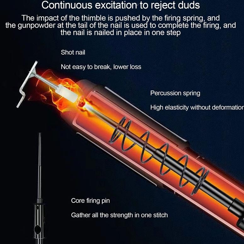 Alat paku tembak beton / Nail gun / nails guns rivet tool / mesin paku rivet / paku tembak manual / 
