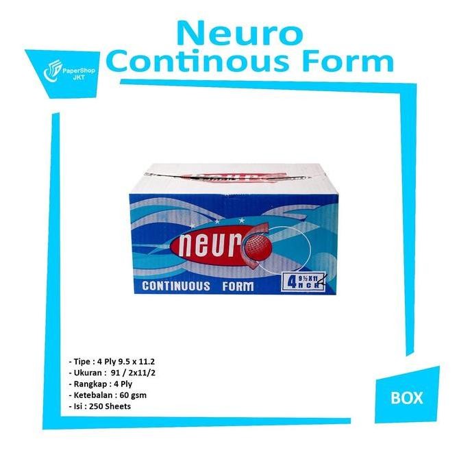 

BEBAS ONGKIR - NEURO Continous Form 91/2 x 11 4 Ply/2 ( K4/2 )