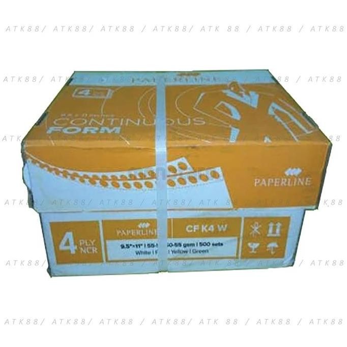 

BEBAS ONGKIR - Continuous Form Paperline 4 Ply Warna 9 1/2 x 11 in (K4 W)