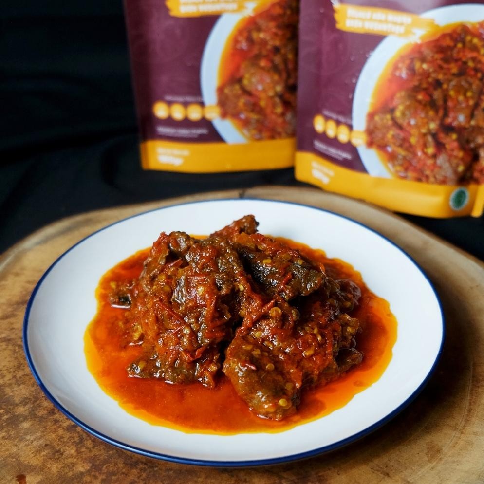 

Raozen Daging Batokok Full - Dendeng Sapi Batokok Pedas Asli Khas Minang Padang Premium isi 180gr