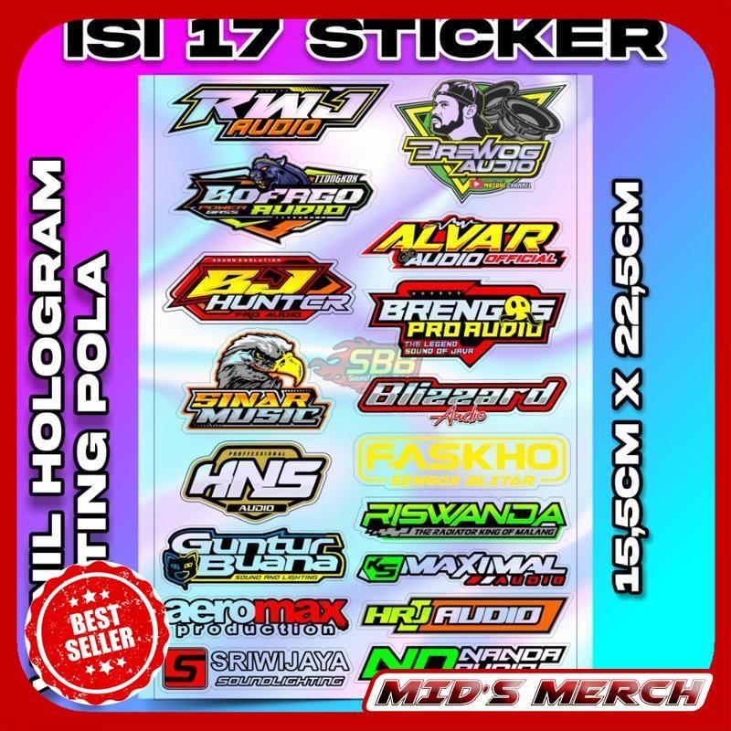 

Banyak Promo Stiker Hologram Sound System Cutting Isi 17 Tq75