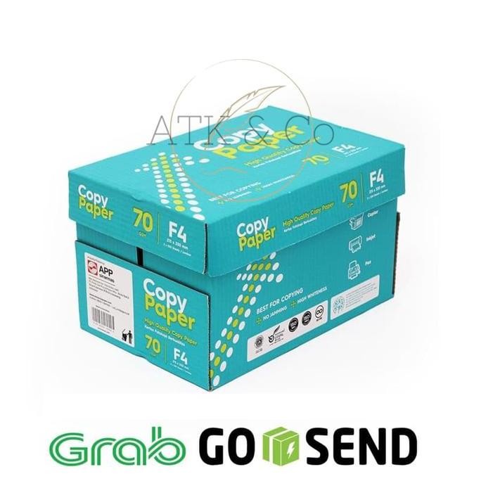 

BEBAS ONGKIR - Kertas HVS F4 70gr Copy Paper 1 Dus - Khusus Gosend