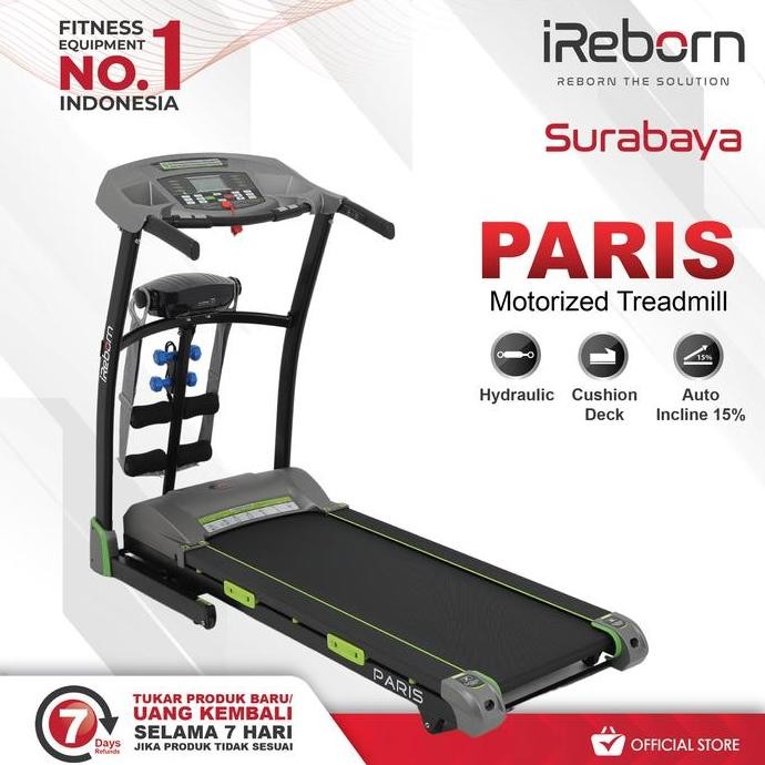 TERBARU - Alat Fitness Treadmill IReborn Paris