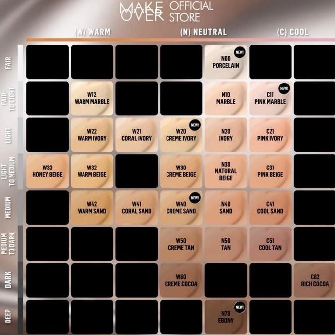 MAKE OVER POWERSTAY MATTE POWDER FOUNDATION - MAKE OVER POWDER FOUNDATION BEDAK PADAT BEDAK TWC - BE