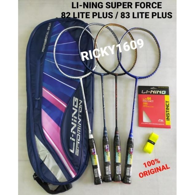 Raket Badminton Lining Super Force 82 Lite Plus - Lining Super Force 83 Lite Plus - High Tension 30 