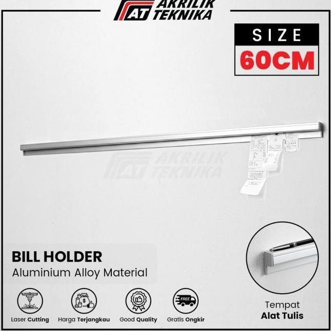 

READY BILL HOLDER / CAPITAN NOTA BON STAINLESS / RECEIPT HOLDER - 60CM