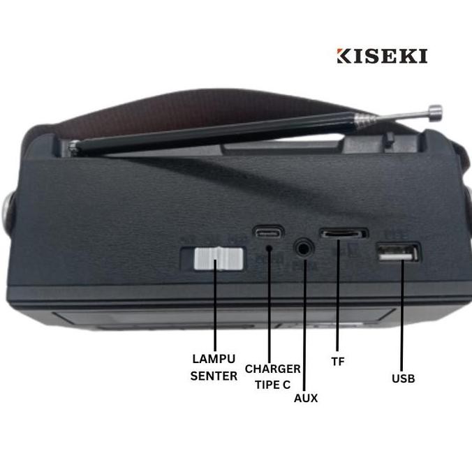 ((((()paling dicari] Radio FM/AM/SW Bluetooth - Radio Speaker Portable USB TF