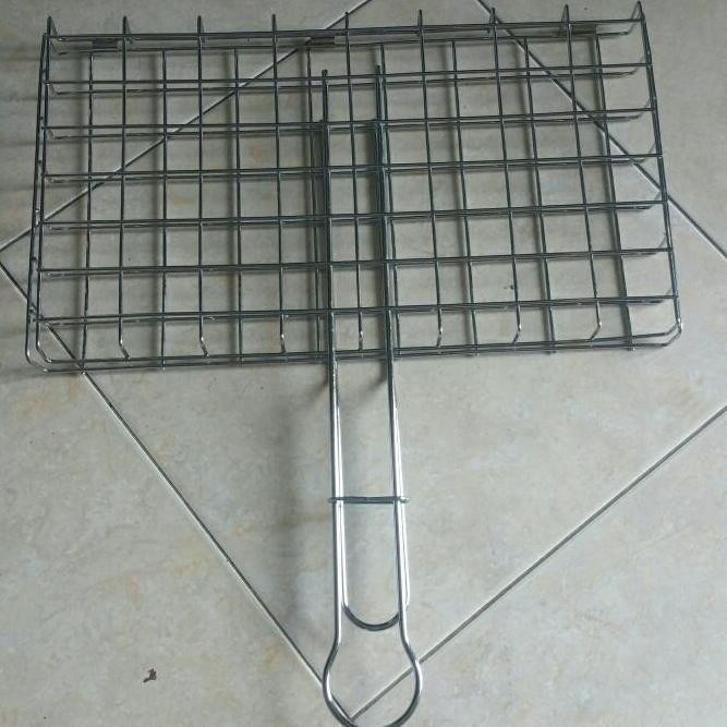 Alat Panggang Jepit Panggangan Ikan Stainless
