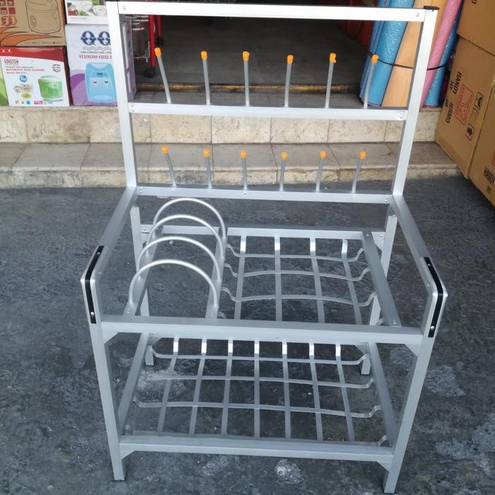 Dish Rack / Rak Piring Aluminium Susun 2