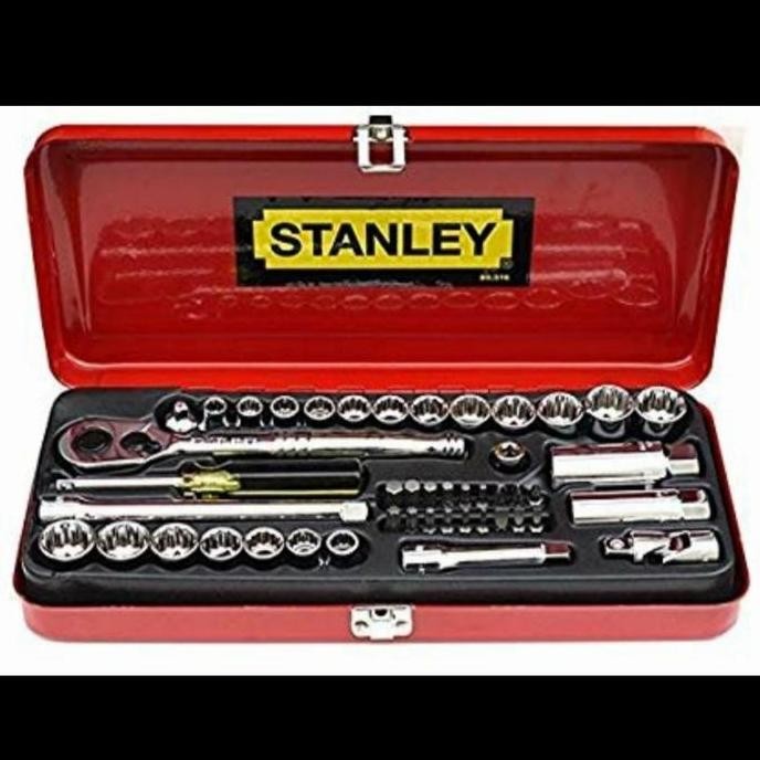 STANLEY 89-516 - KUNCI SHOCK SET 46 PCS 12 PTS METRIC IMPERIAL