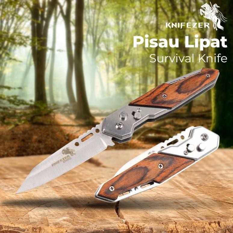 Pisau Lipat Survival Multifungsi Doom Blade Camping Outdoor Nugi