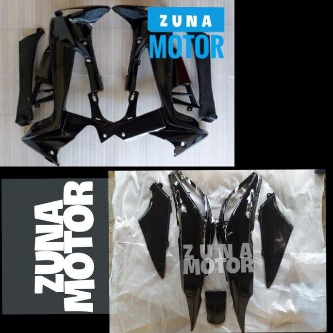 Cover body dan sayap supra x 125 betmen hitam polos
