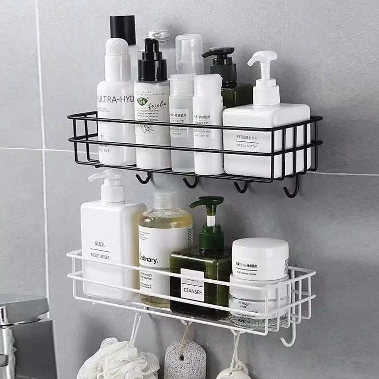 Termurah Rak Sudut Kamar Mandi Tempel Dinding Kramik Besi Rak Tempel Dapur Serbaguna Rak Tempel Dind