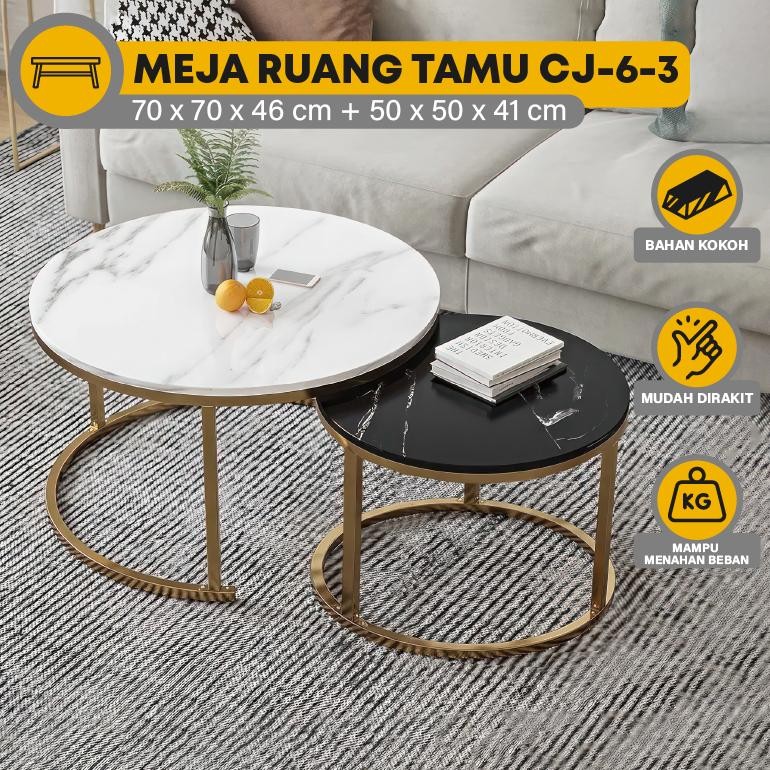 Meja Bulat Ruang Tamu Meja Ruang Tamu Minimalis Meja Aesthetic