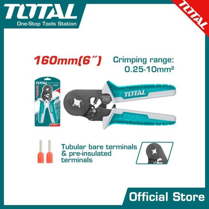 TERMURAH - TOTAL Ratchet crimping plier THCPG2510