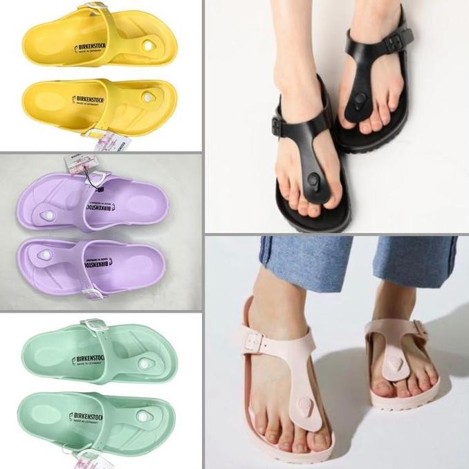 Sandal Jepit Wanita Model Birken Skechers Simple Anti Slip Terbaru