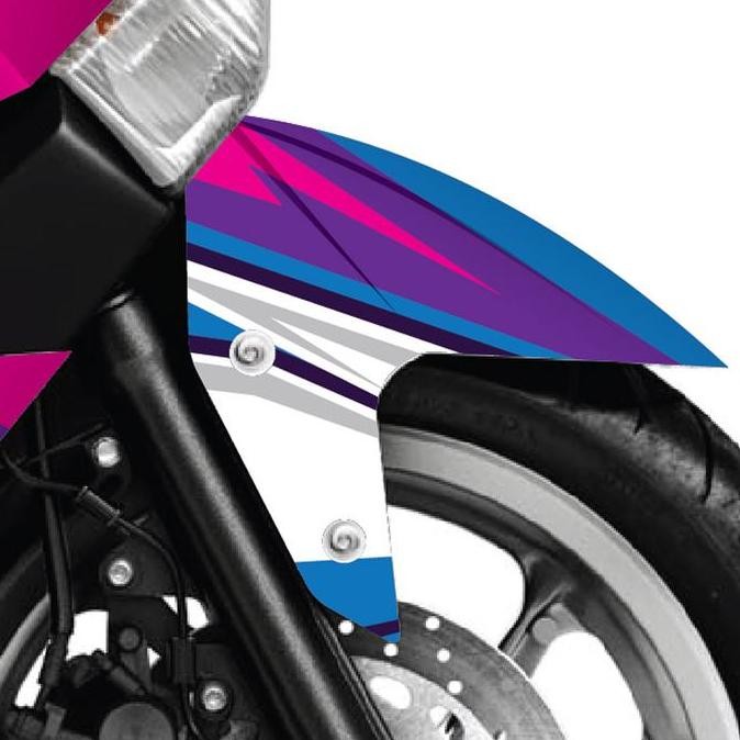 nmax ungu biru decal wrap stiker