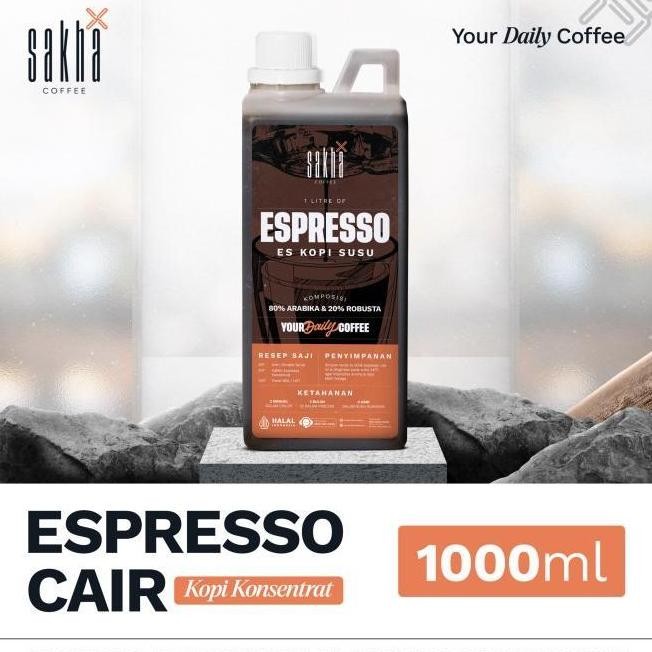 

PROMO ESPRESSO CAIR MINUMAN KOPI SUSU KEKINIAN 1 LITER KONSENTRAT COFFEE