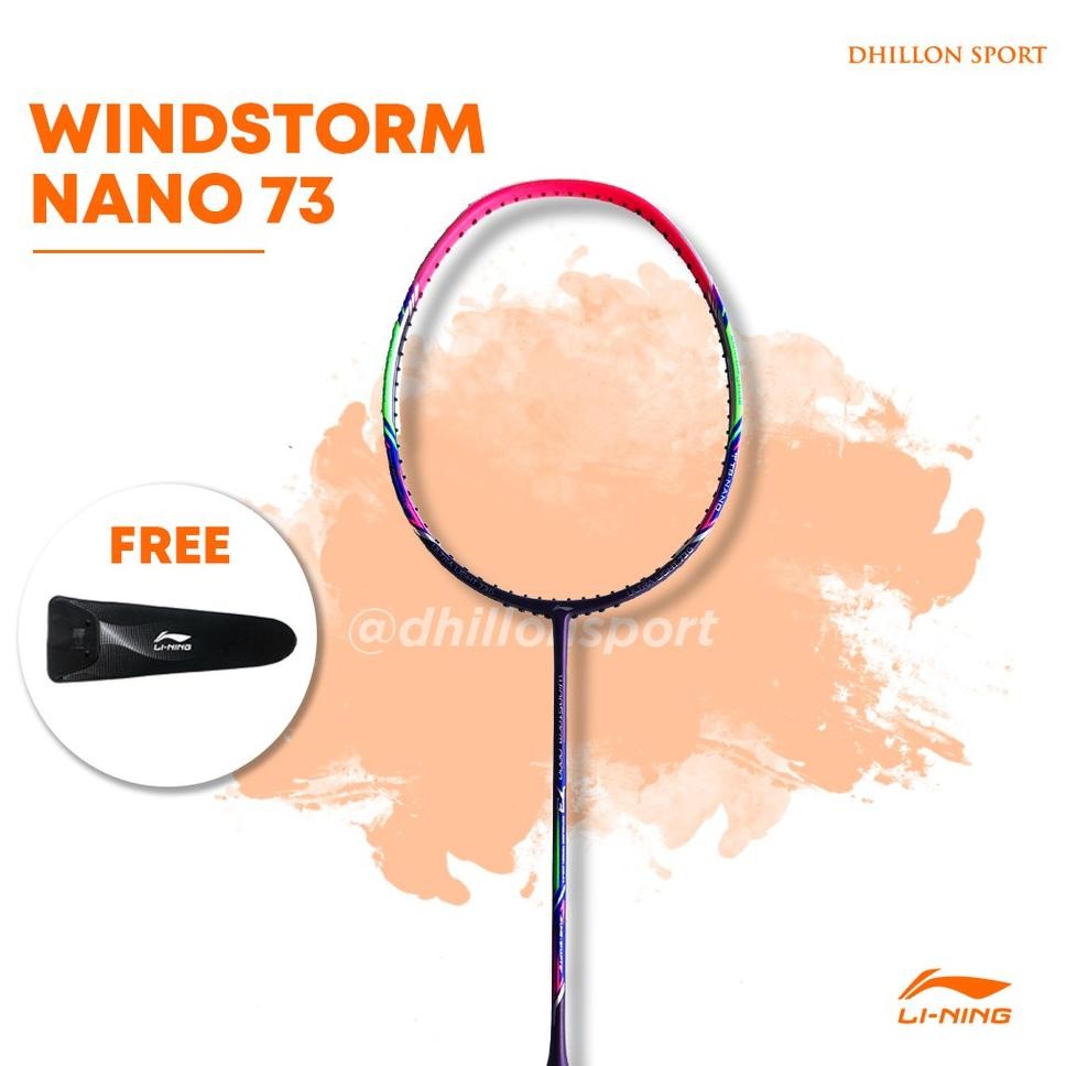 Raket Bton Lining Windstorm Nano 73 Li Ning Raet Ws 73 Ws73