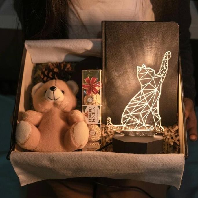 

Paket Hadiah Kado Ulang Tahun/Anniversary untuk Laki-Laki Bundle Lampu