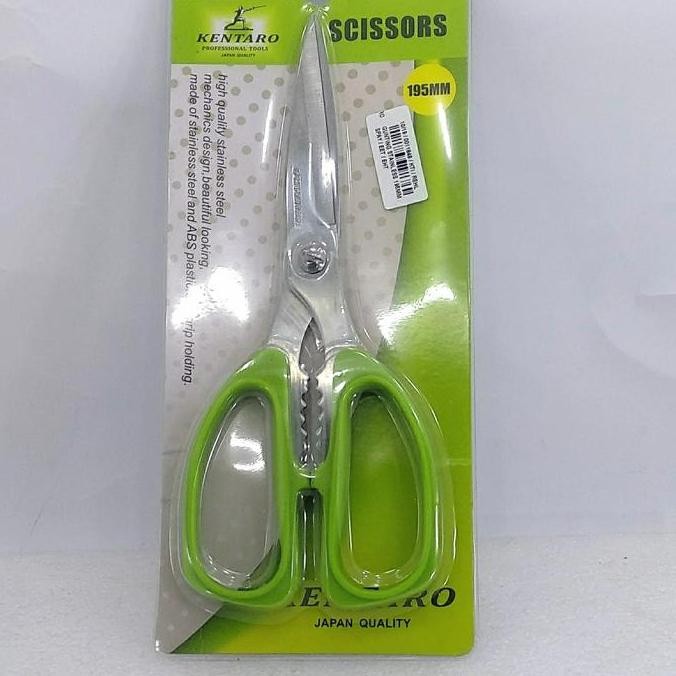 

*#*#*#*#] Gunting Scissor 195 mm Stainless Steel Tajam Kentaro