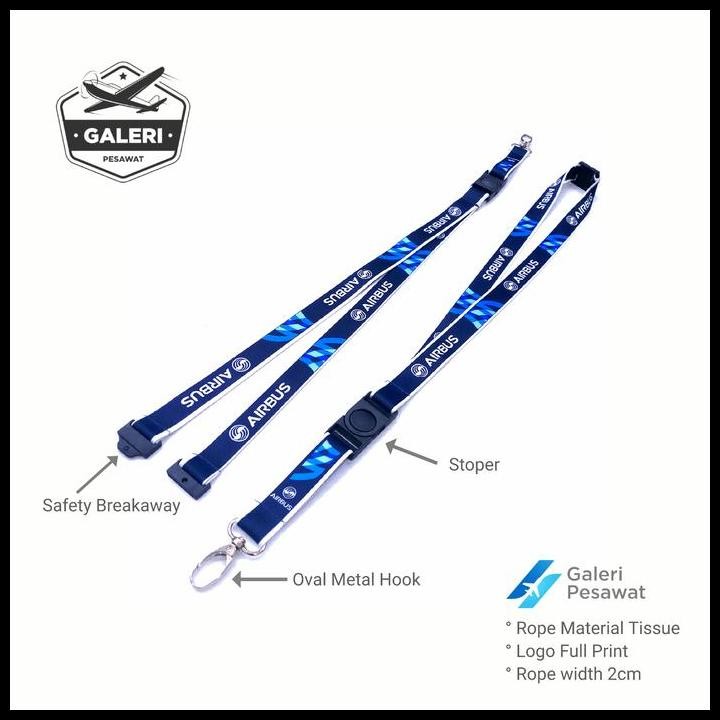 

Lanyard Gantungan Tali ID Card AIRBUS (Navy)