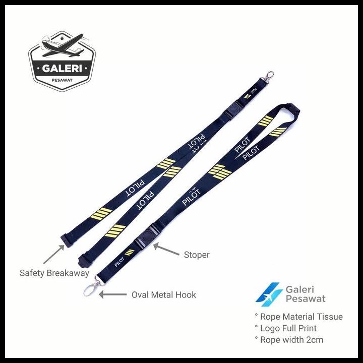 

Lanyard Gantungan Tali ID Card PILOT