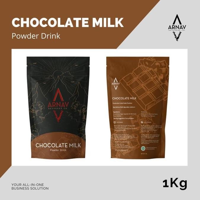 

baru arnav powder drink chocolate milk 1kg - bubuk minuman susu cokelat premium