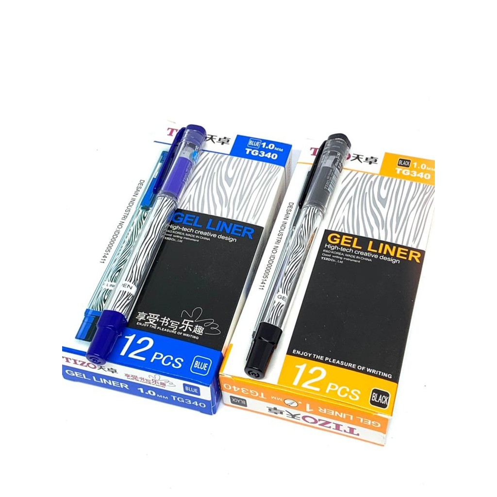 

PER Pcs Gel Pen tizo tg 340 1.0mm Pulpen Tizo Tg 340 Pulpen Gel Tizo Gel Ink Pen Tizo Tg-340