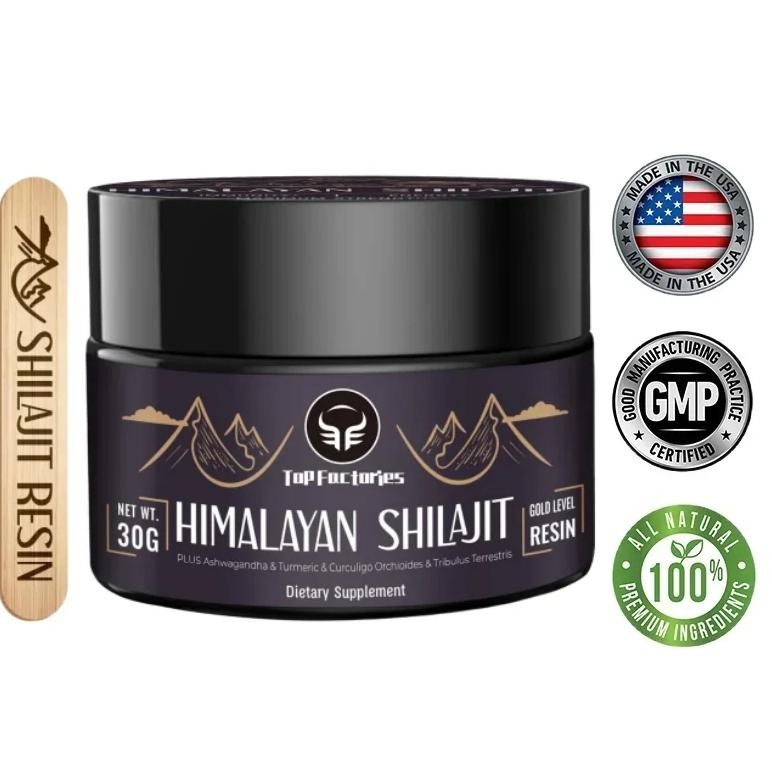 Shilajit Pure Himalayan Organic Shilajit Resin - Himalayan Shilajit Resin, Containing Organic Ayurve