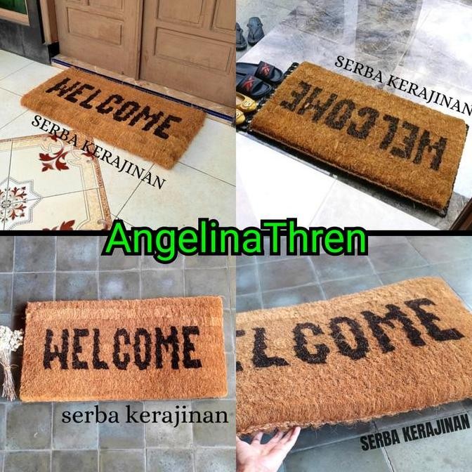 KESET WELCOME SABUT KELAPA 90X45 - KESET IJUK ANTI ULAR TEBAL EA