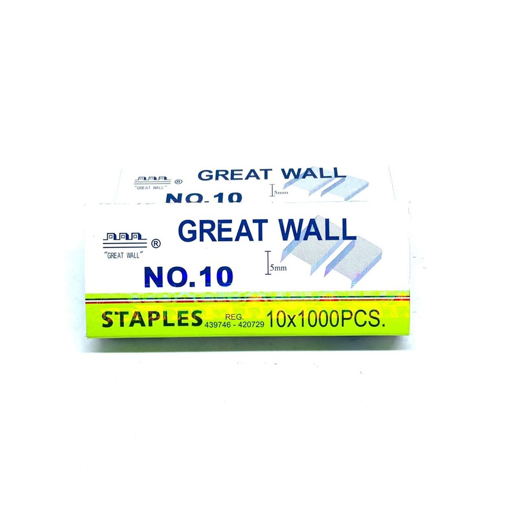 

PER PACK Refill/Isi Staples Greatwall no 10 (kecil) dan no 3 (24/6=besar) ORI