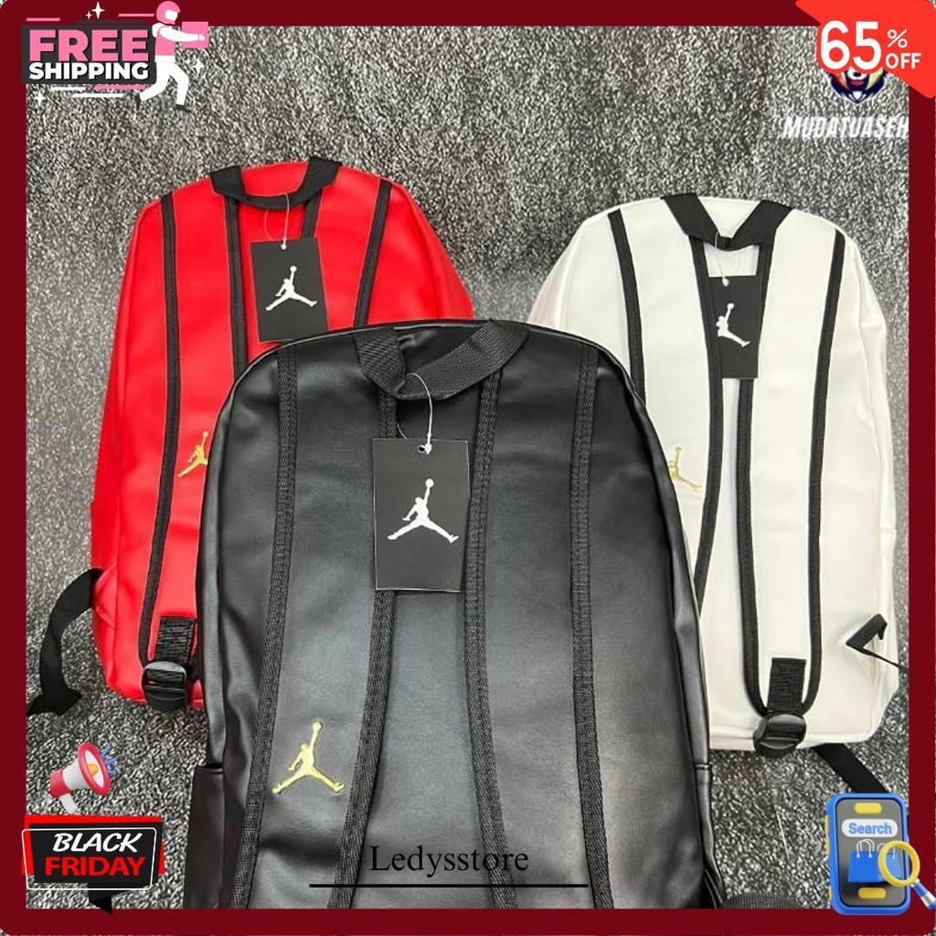 Air Jordan Retro 14 Gold Backpack / Tas Ransel Jordan /  Bagpack / Tas Sekolah / Tas Kuliah / Tas Ke
