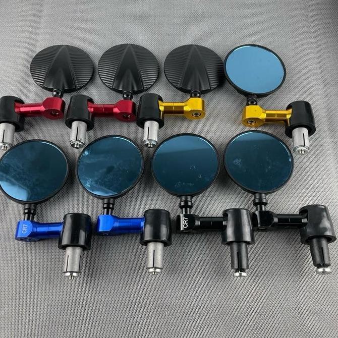 Baru Spion Jalu Stang Bulat Cnc Kaca Spion Bar End Cnc Model Gen Z Universal Beat Nmax Pcx Mio Vario