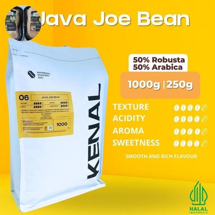 

baru kopi bubuk kenal coffee java joe 1kg / 250gr - ground coffee premium nusantara