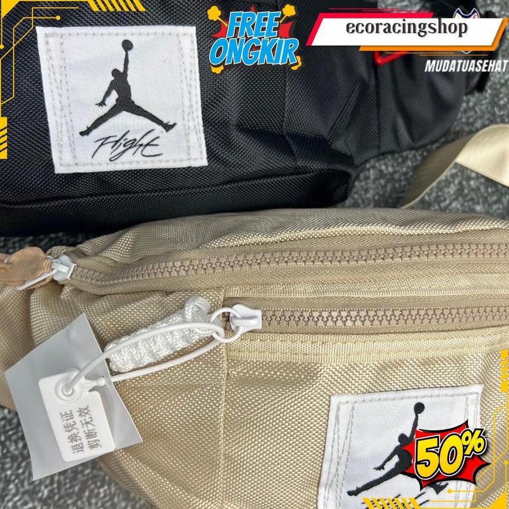 Air Jordan Flight Reverse Waistbag / Tas Pinggang Jordan /  Tas Selempang  / Slingbag / Tas Kuliah /