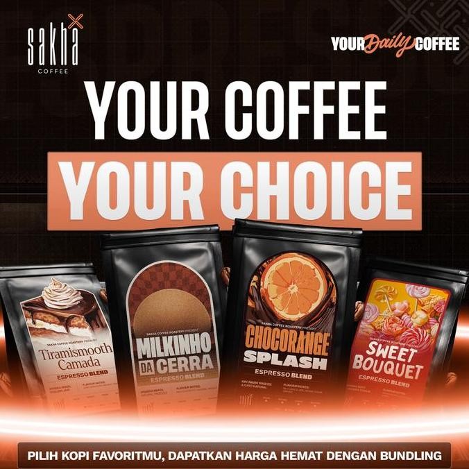 

baru bundle your coffee your choice - paket house blend biji kopi & kopi bubuk premium