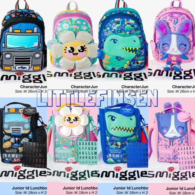 Smiggle Movin Series Tas Ransel Anak Tk Smiggle Dino Truck Rabbit