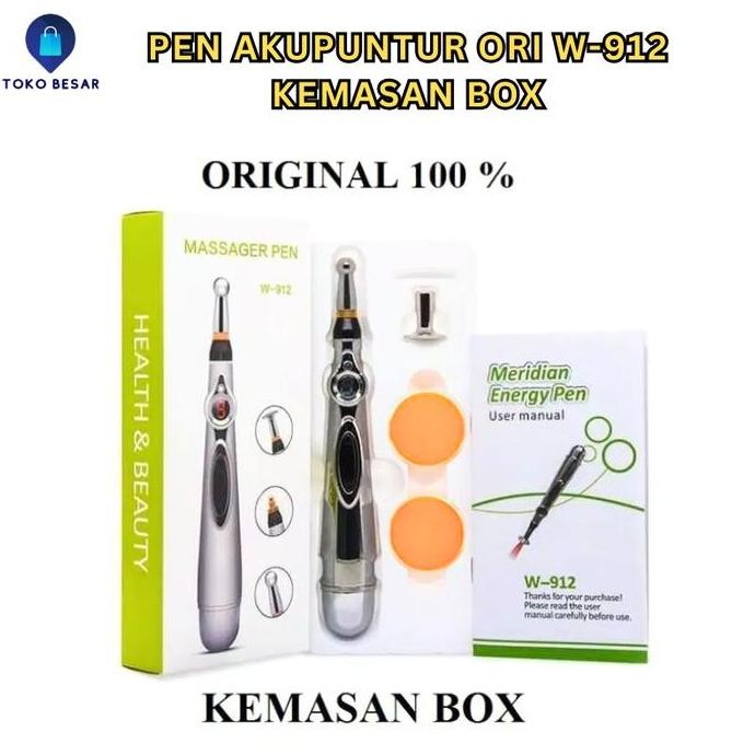 baru w-912 pen akupuntur elektrik terapi refleksi titik akupresur original