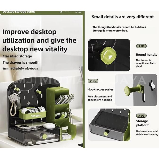 

Baru Toncen Rak Tempat Pensil Organizer Meja - Kotak Atk Sekat Serbaguna Dengan Kunci