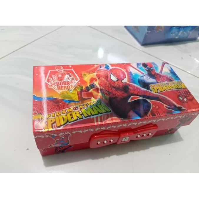 

Baru Kotak Pensil 3 Tingkat Metalik 3D Password - Tempat Pensil Cowok Cewek Unik