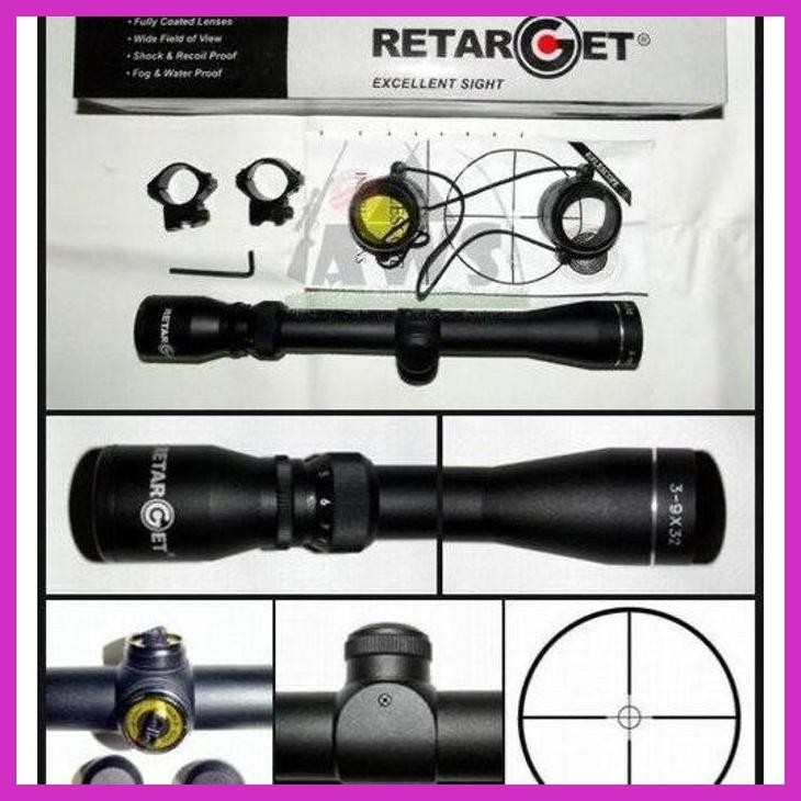 (OLAHRAGA) TELESKOP RETARGET 3-9X32E GOOD QUALITY