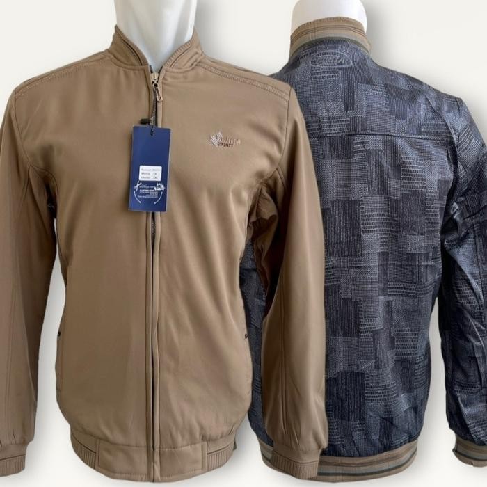 MM jaket DHT bomber katun bolak balik