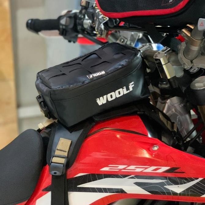 Tankbag Mini Strap Wateroof Woolf | Tas Motor CRF WR KLX KTM | Tas Tangki Motor