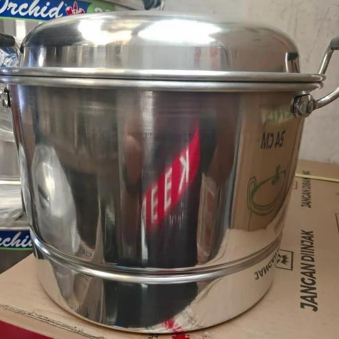 Panci / Dandang / Langseng 50Cm/ Orchid / Pawnci Besar Steamer