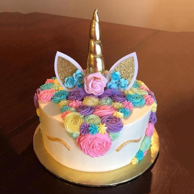 

Promo Tanduk Unicorn Bunga Topper Cake Birthday / Hiasan Kue Ulang Tahun COD